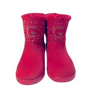 GBG Los Angeles pink ankle boots